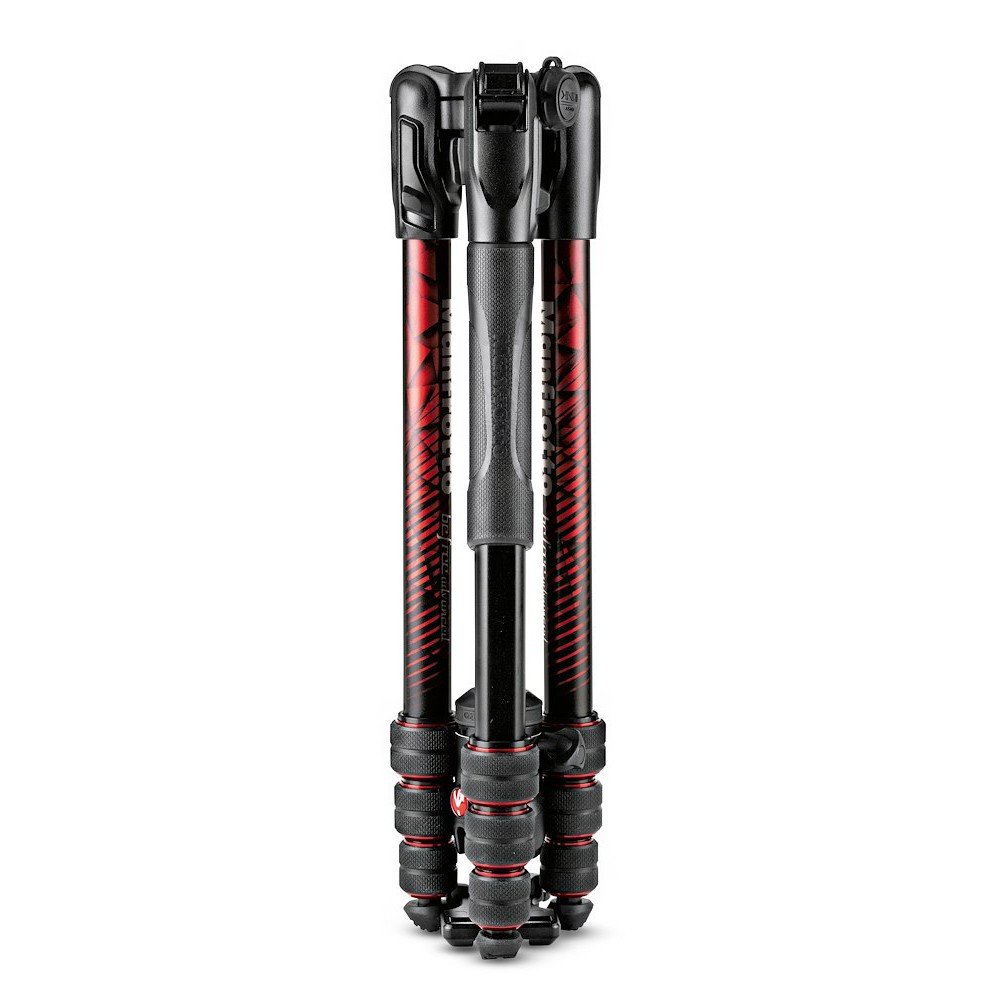 Manfrotto Befree Advanced Aluminum Travel Tripod twist red, ball head - view 2