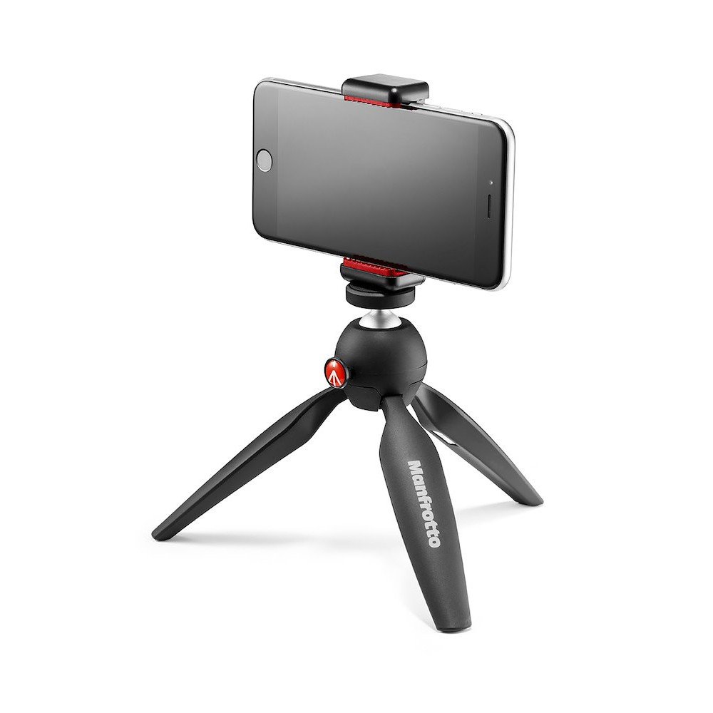 Manfrotto Pixi Mini Tripod with Smartphone Clamp black - view 2