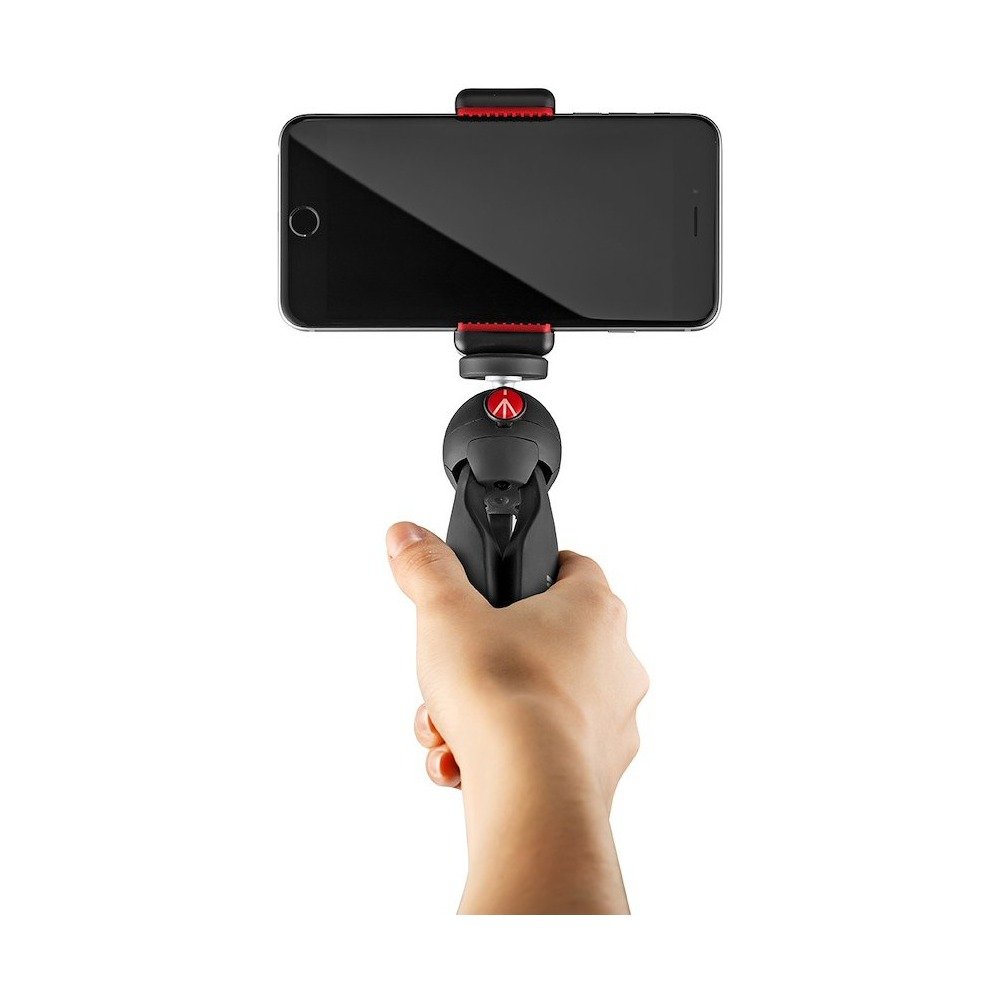 Manfrotto Pixi Mini Tripod with Smartphone Clamp black - view 4