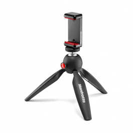 Manfrotto Pixi Mini Tripod with Smartphone Clamp black product image