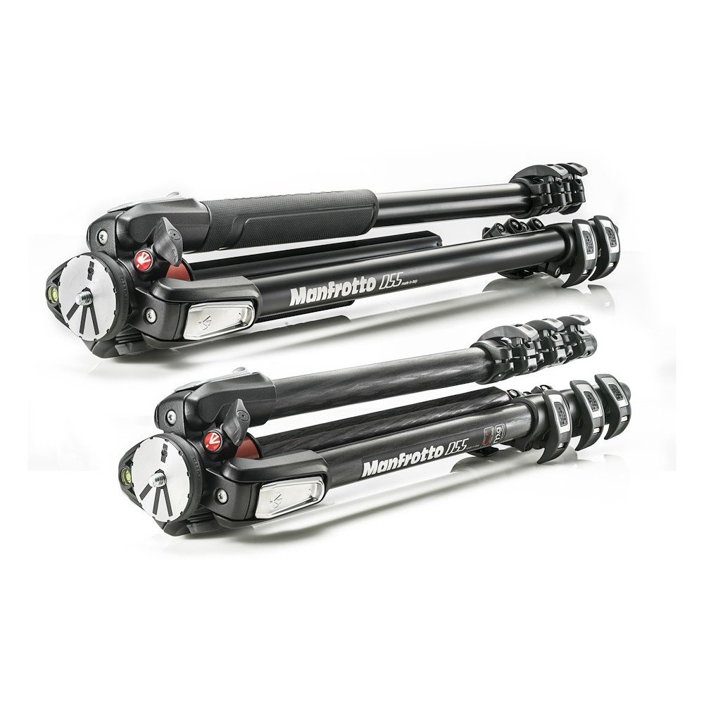 Manfrotto 055 Aluminum 3-Section Tripod with Horizontal Column - view 3