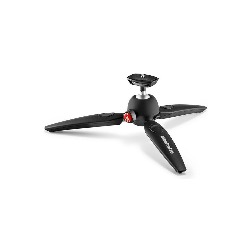 Manfrotto PIXI EVO 2-Section Mini Tripod, black, light and compact - view 2