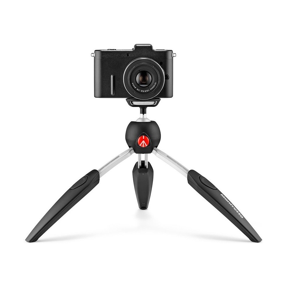 Manfrotto PIXI EVO 2-Section Mini Tripod, black, light and compact - view 4