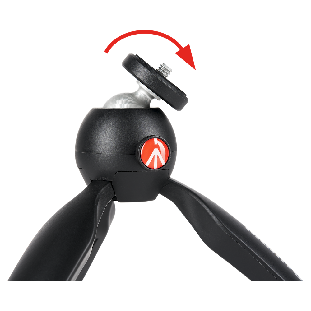 Manfrotto PIXI Mini Tripod, black - view 3