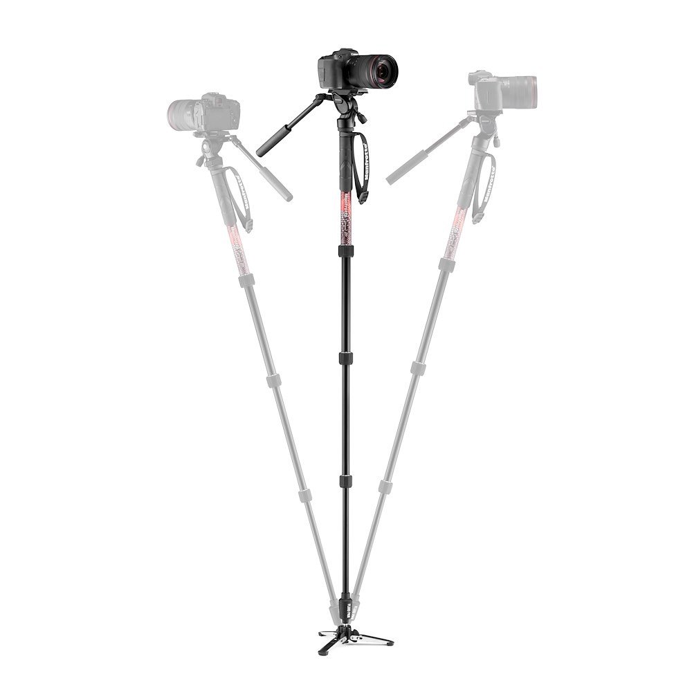Manfrotto Element MII Video Monopod Aluminum Kit with Fluid Head - view 3