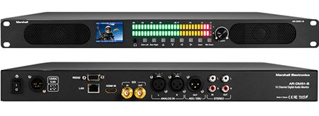 Marshall Electronics AR-DM51-B 16-Channel Digital Audio Monitor