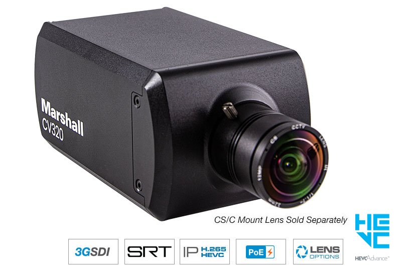 Marshall Electronics CV320 Compact Full HD Camera, IP and 3G-SDI