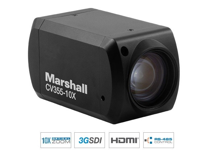 Marshall Electronics CV355-10X Compact 10X Camera, 3G-SDI and HDMI