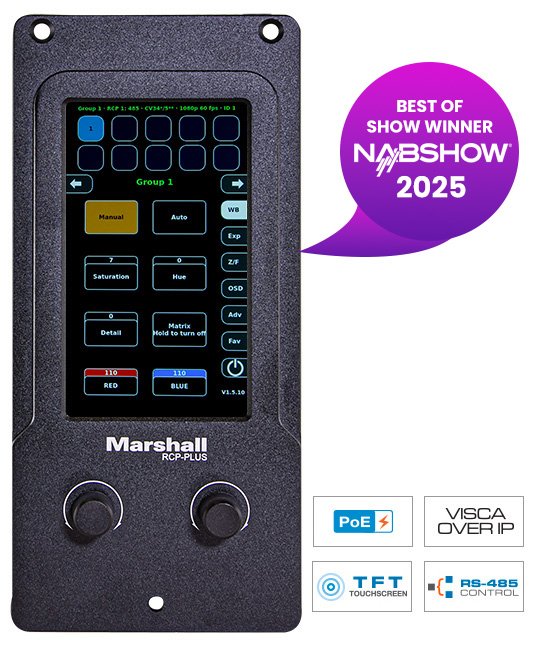 Marshall Electronics RCP-PLUS Multi-Camera Control Touchscreen