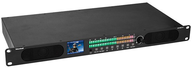 Marshall Electronics AR-DM51-B 16 Channel Digital Audio Monitor with Video Preview - view 2