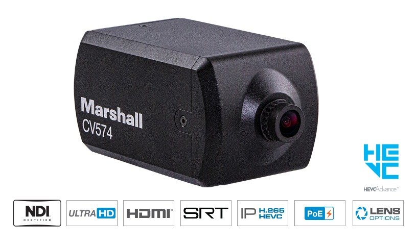 Marshall Electronics CV574 Miniature 4K POV Camera - view 2