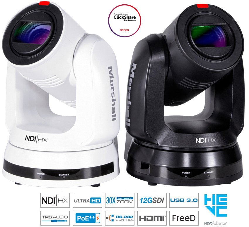 Marshall CV730 30x UHD60 NDI PTZ Cameras product image