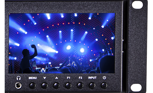 Marshall Electronics ML-454-V3 Quad 4.5 Inch Rackmount Monitor, HDMI and 3G-SDI - view 2
