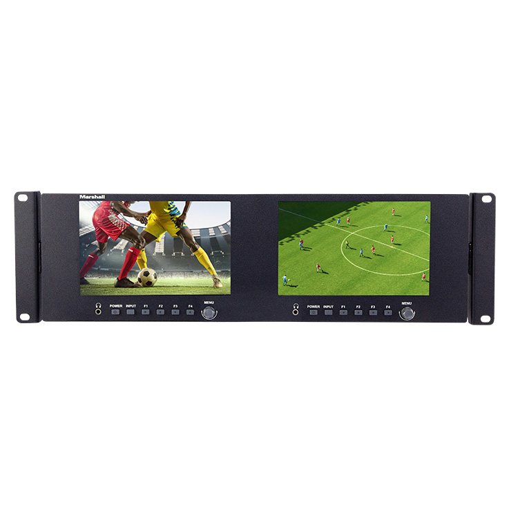 Marshall Electronics ML-702-V2 Dual 7 Inch Rackmount Monitor - view 2