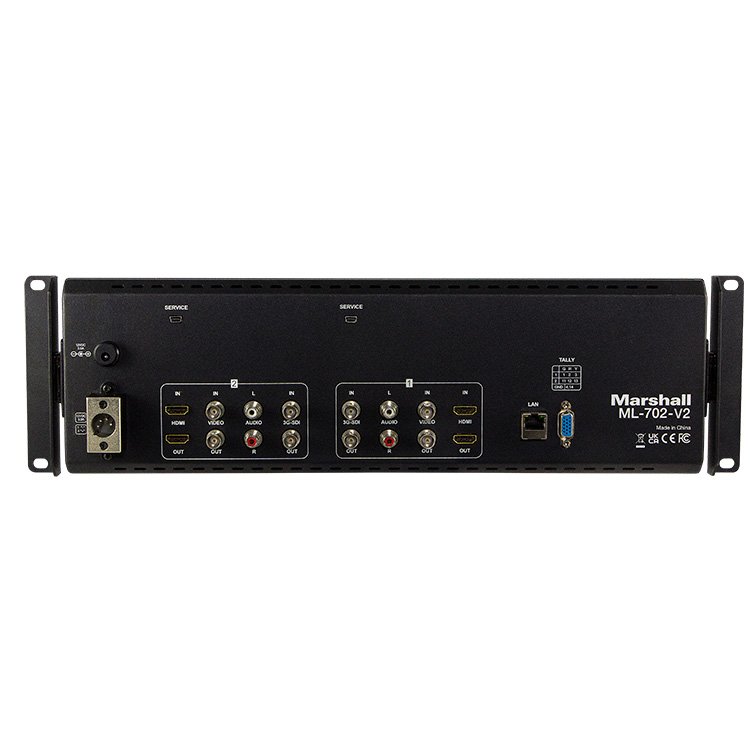 Marshall Electronics ML-702-V2 Dual 7 Inch Rackmount Monitor - view 4