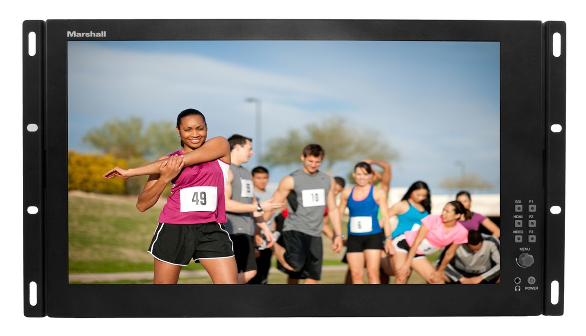 Marshall Electronics V-LCD173HR 17.3 Inch Professional LCD Rack/Desktop Monitor - view 3