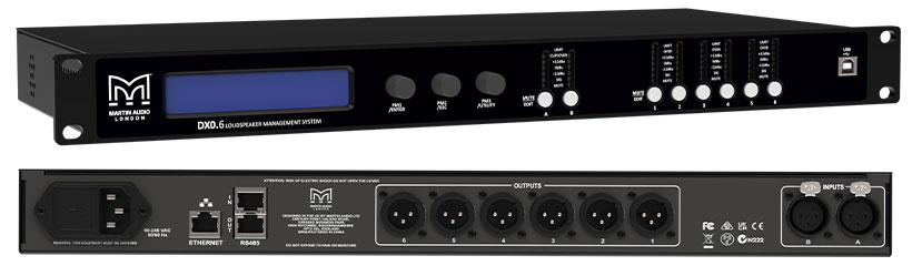 DX0.6 2-In 6-Out Network System Controller