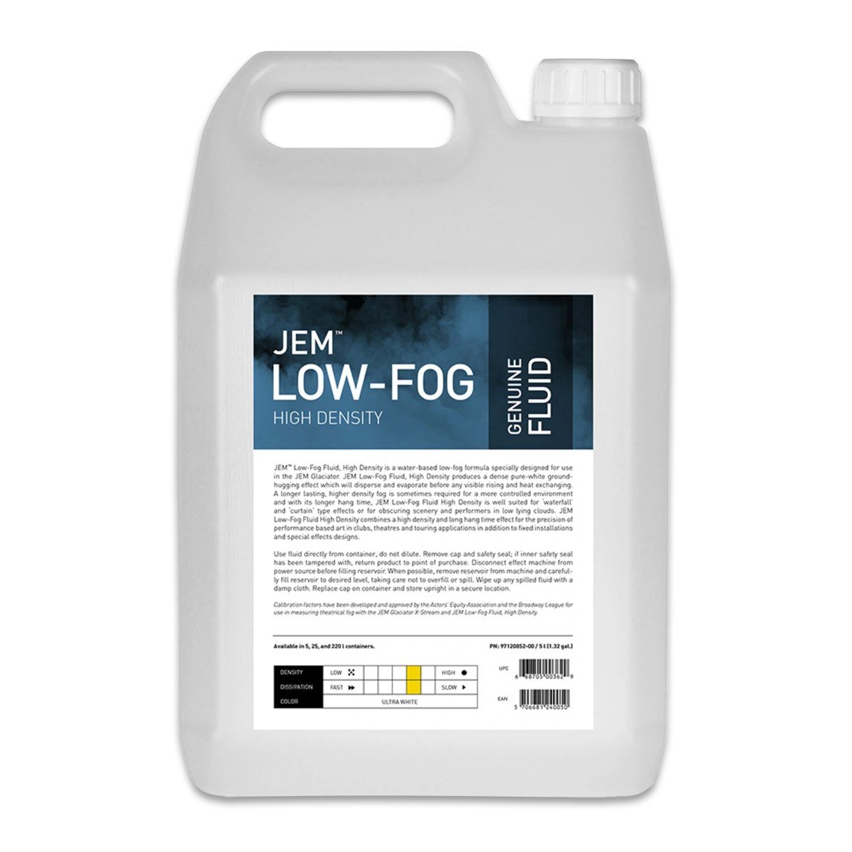 Martin JEM Low-Fog Fluid, High Density