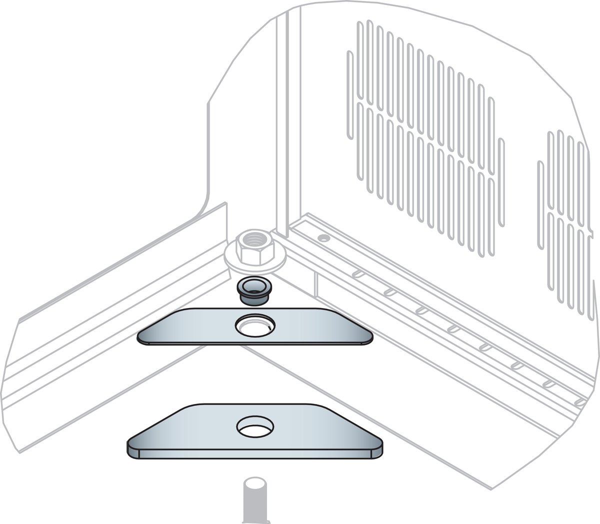 Middle Atlantic Isolation Kit for BGR Series