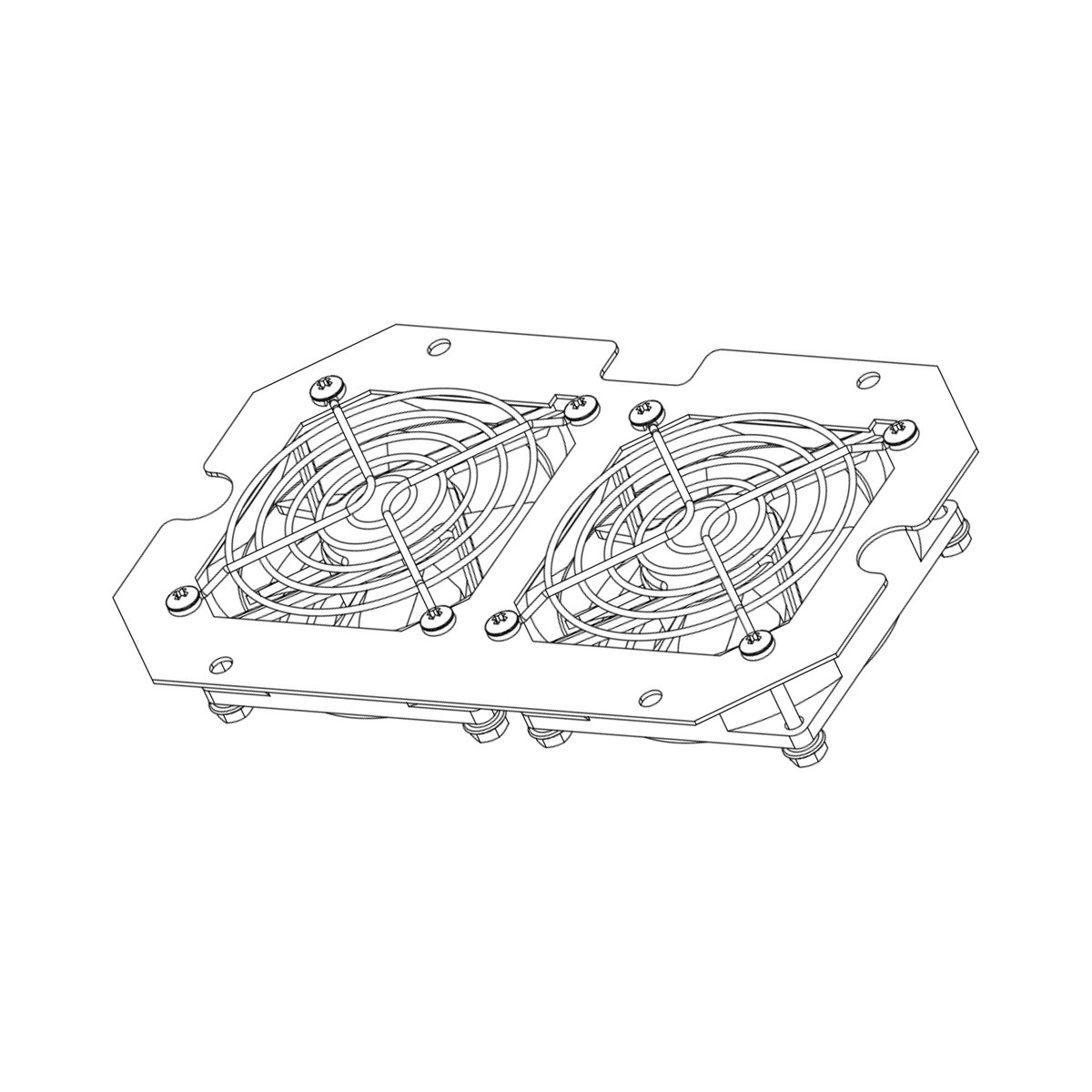 Middle Atlantic C3 Credenza Fan Kit