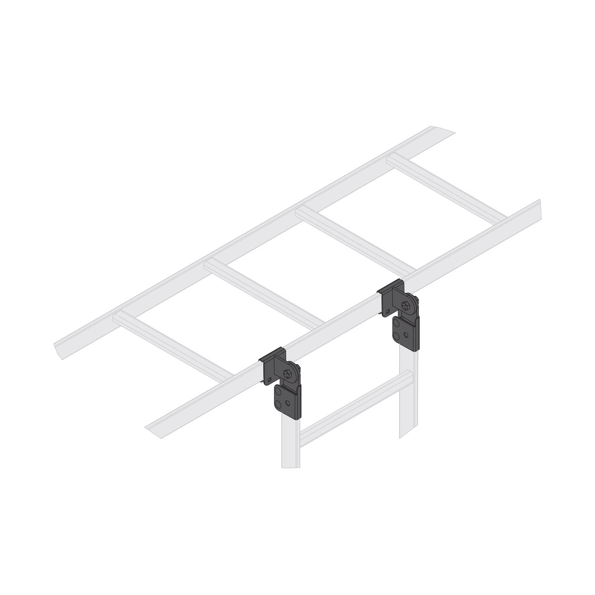 Middle Atlantic Cable Ladder Adjustable 90° Tee Splice Kit