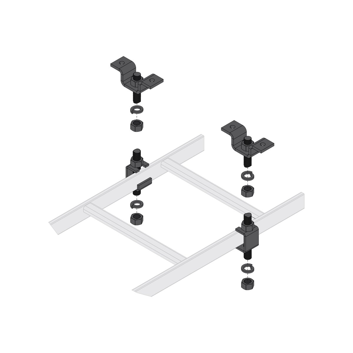 Middle Atlantic Cable Ladder Ceiling Kit