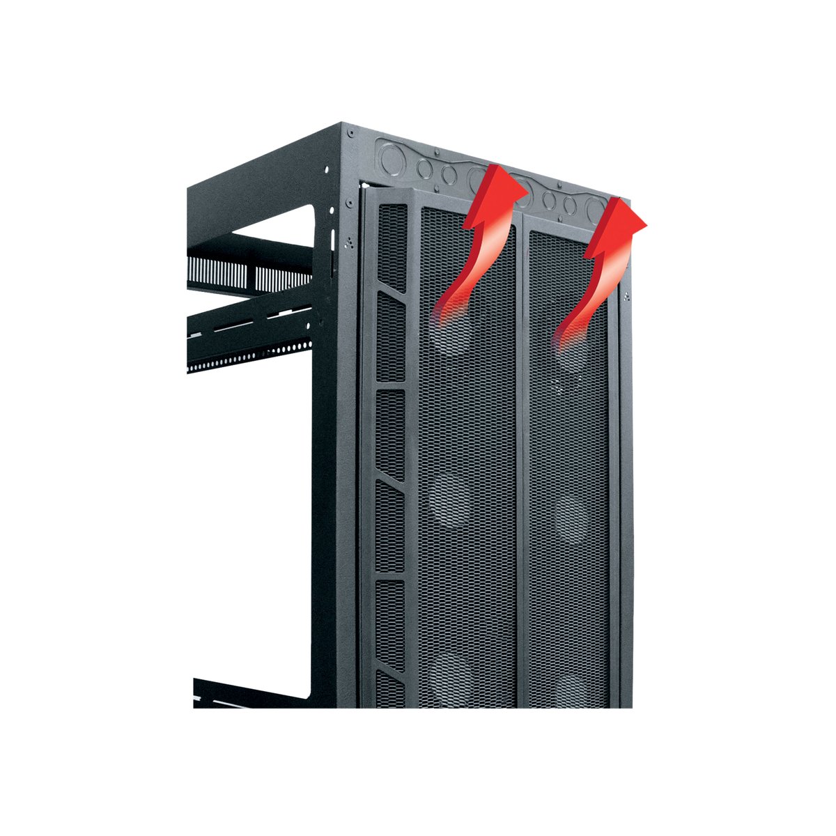 Middle Atlantic CFRD Series Split Rear Fan Door