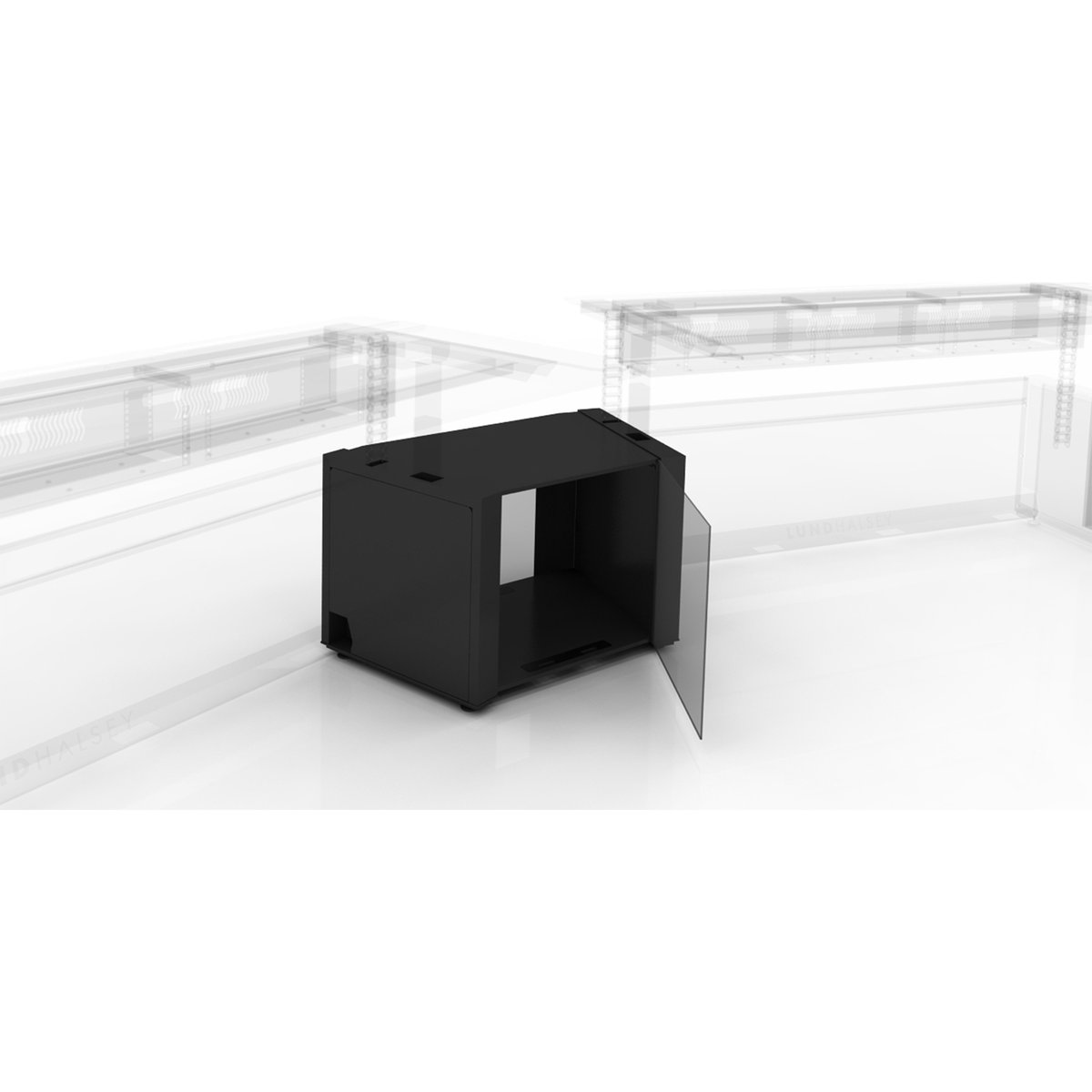 Middle Atlantic LundHalsey Visionline 24/7 Command & Control Console Bridging Cabinet - view 2