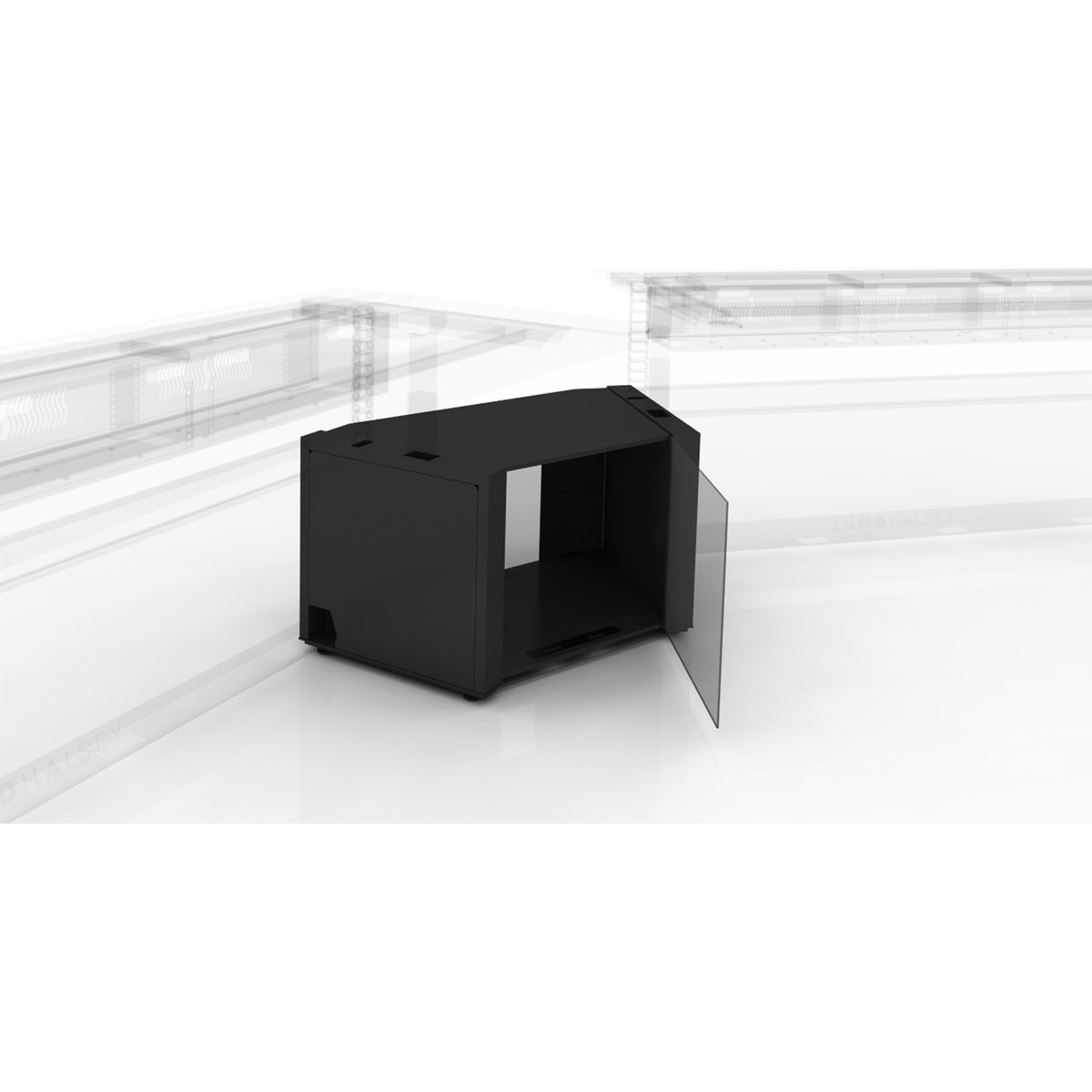Middle Atlantic LundHalsey Visionline 24/7 Command & Control Console Bridging Cabinet - view 3