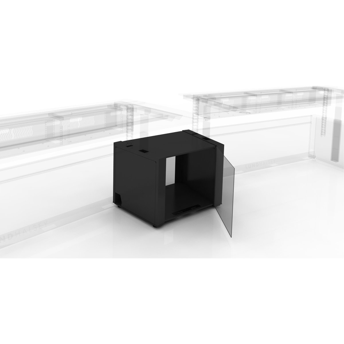 Middle Atlantic LundHalsey Visionline 24/7 Command & Control Console Bridging Cabinet