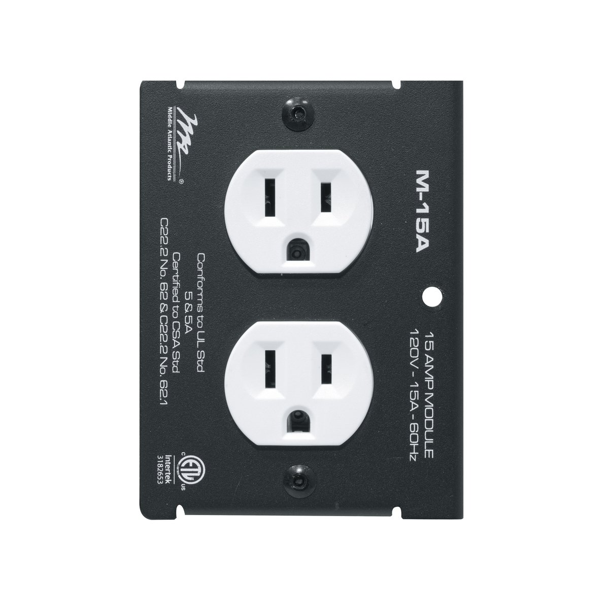 Middle Atlantic MPR Series Modular Power Raceway System - Always On Modules