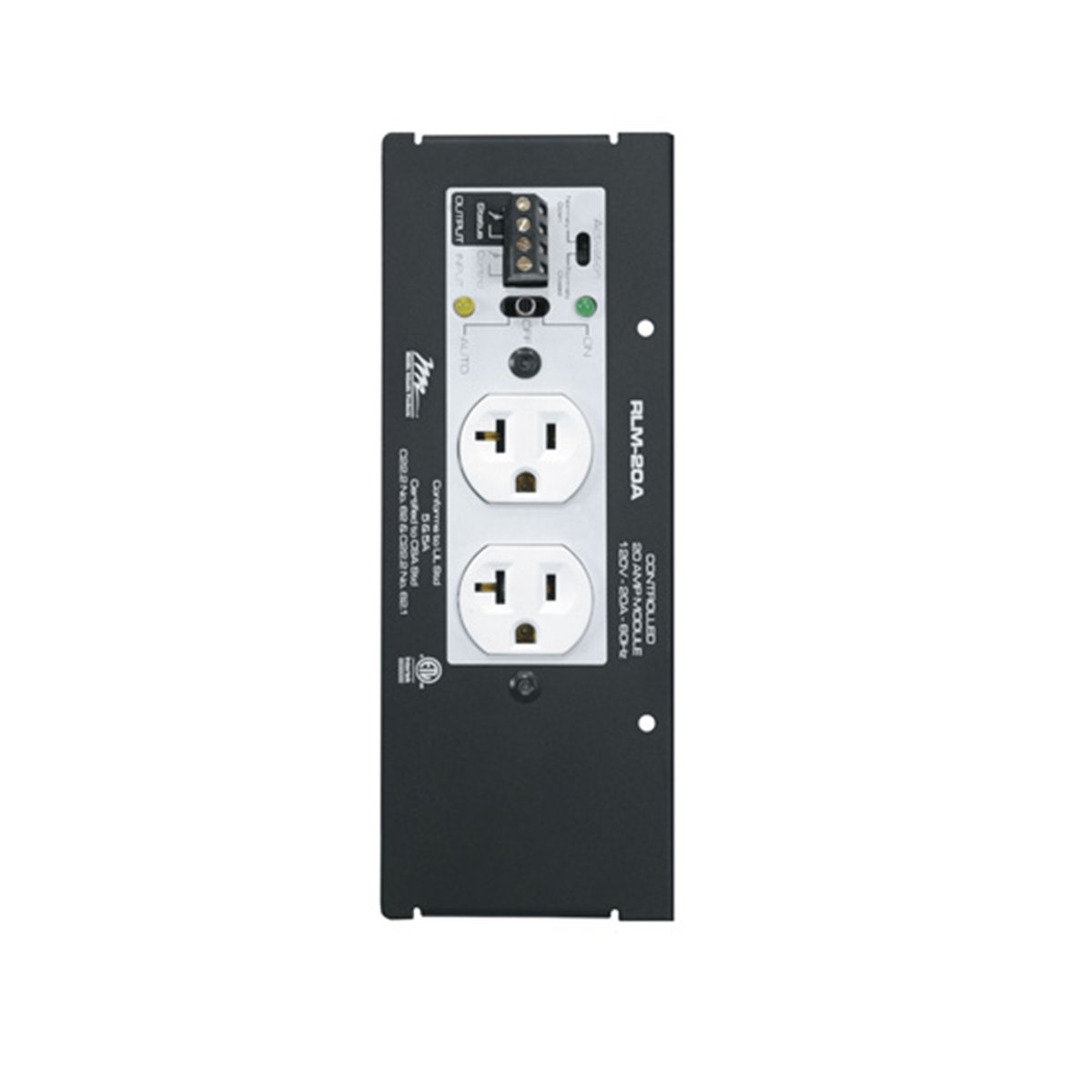 Middle Atlantic MPR Series Modular Power Raceway System - Controlled Module - view 2