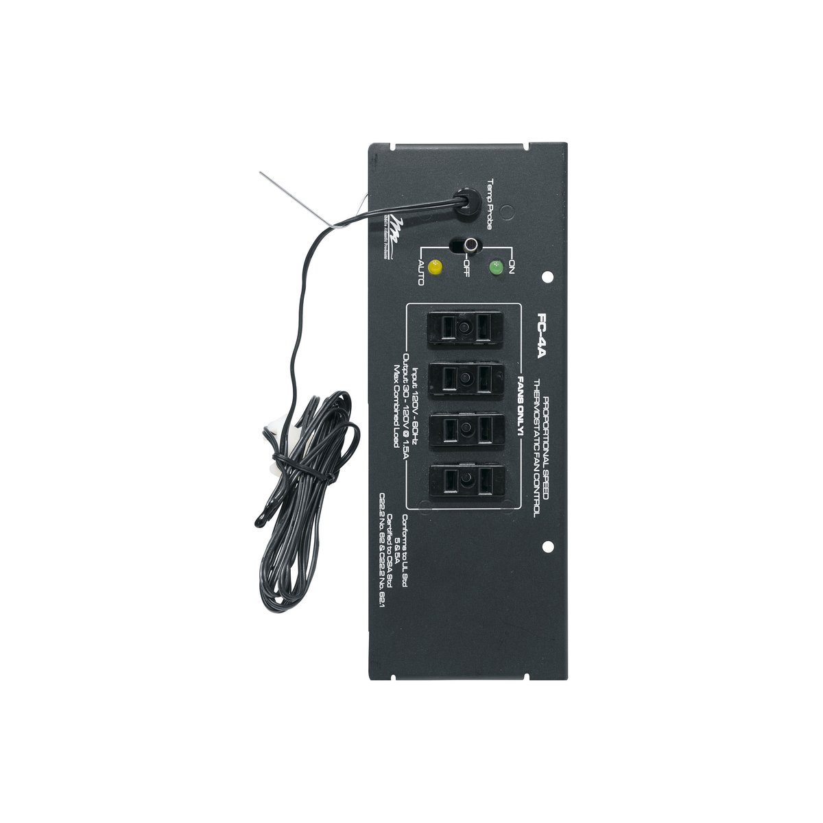 Middle Atlantic FC Series Thermostatic Fan Controller for MPR