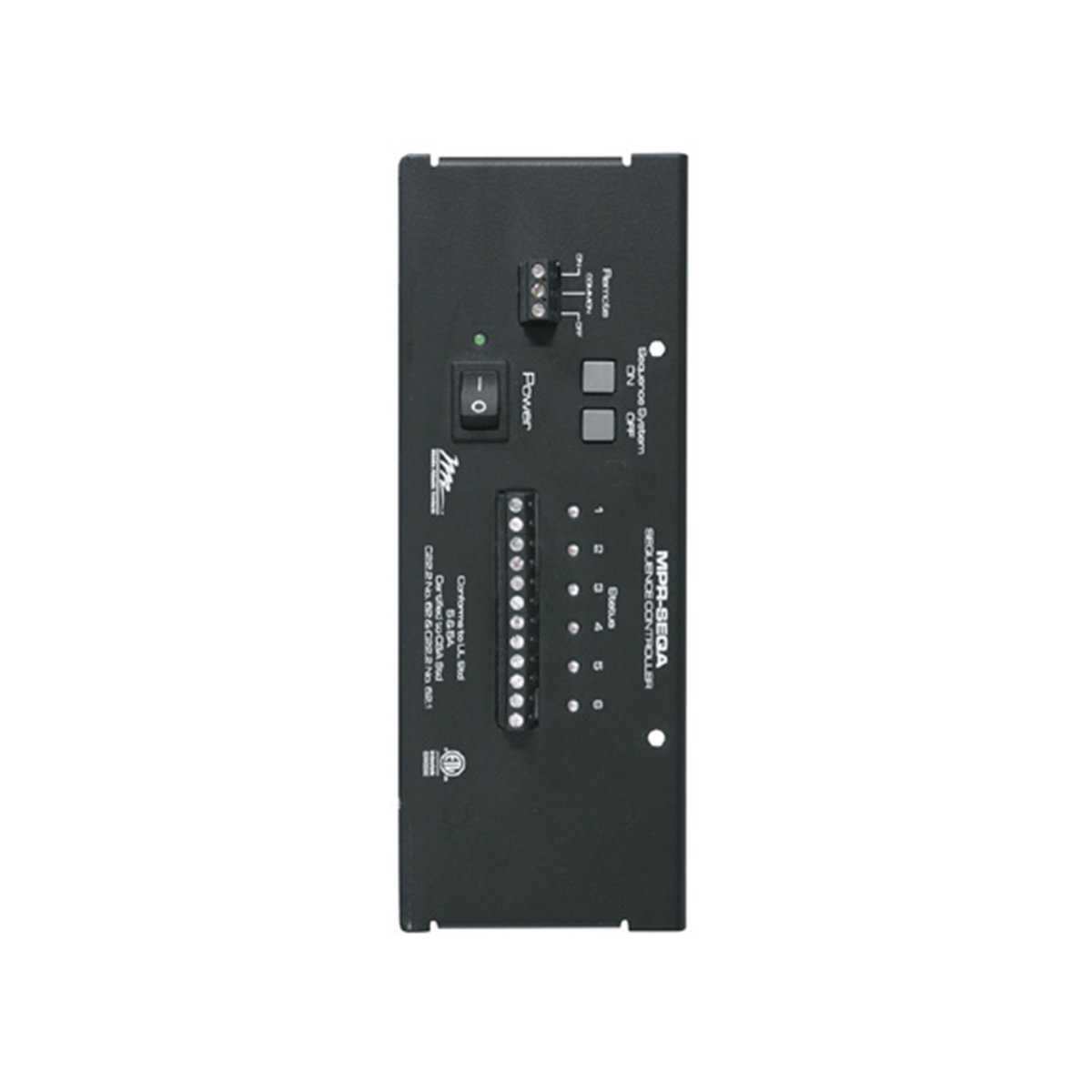 Middle Atlantic MPR Series Modular Power Raceway System - Sequencing Controller Module