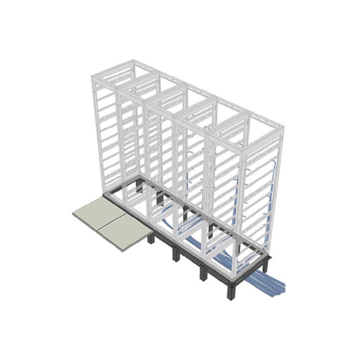Middle Atlantic RIB Series Riser Base