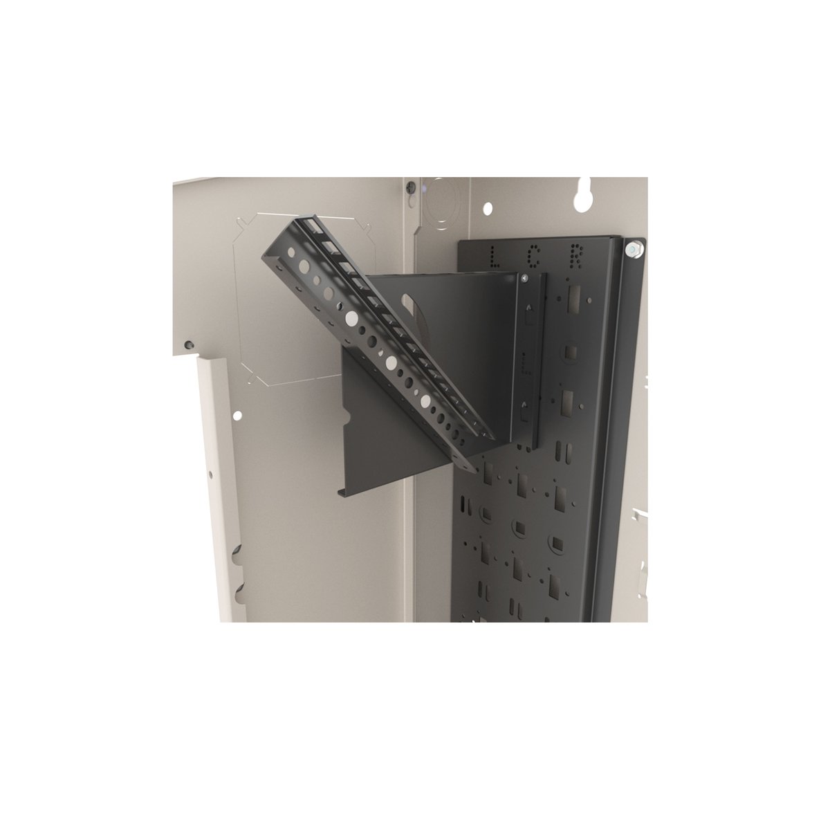 Middle Atlantic VWM Series Rackrail with Adjustable Pivoting Mounting Bracket Kit