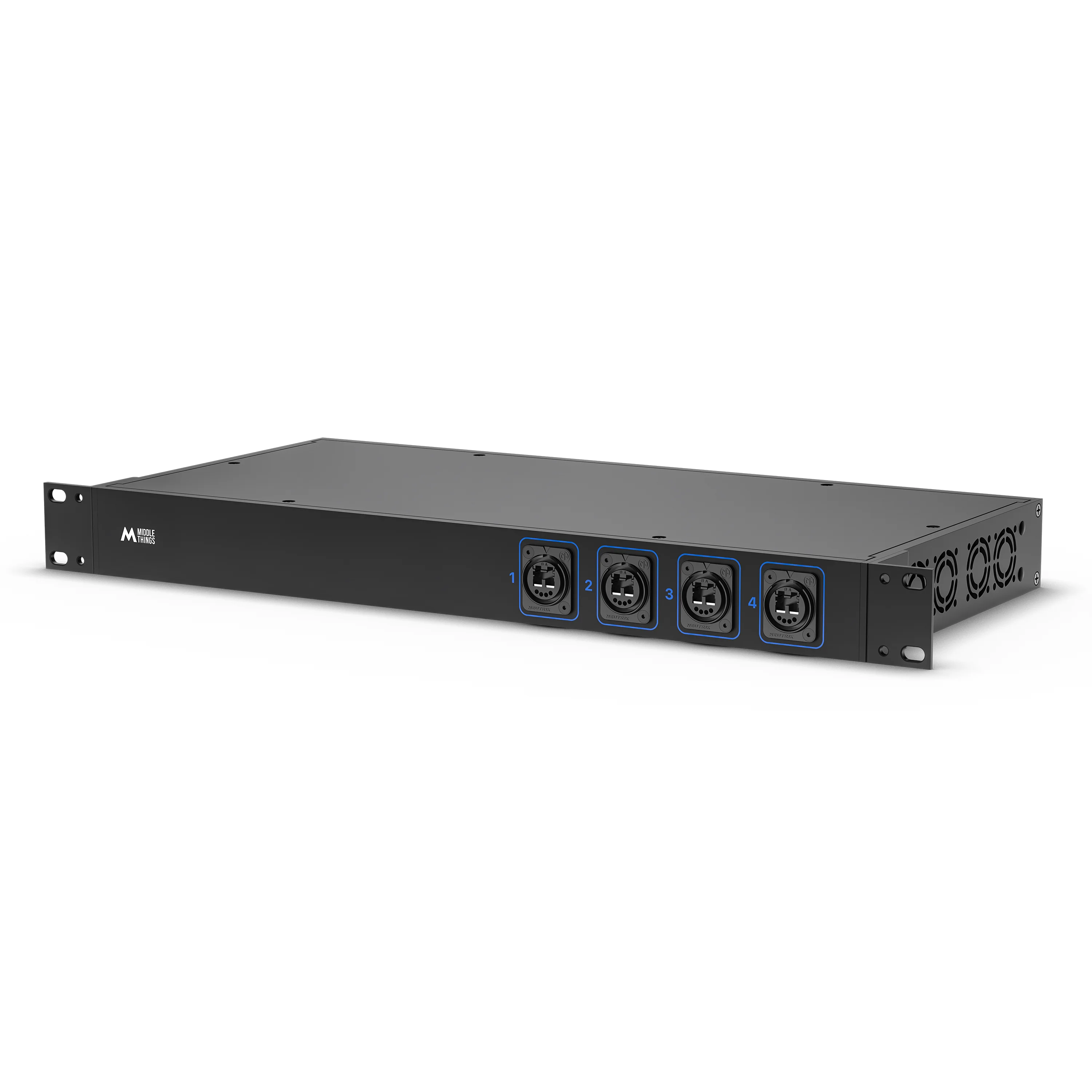Middle Things Fiber Dispatch 4 PTZ 12G 4-channel Dispatch Unit - view 2