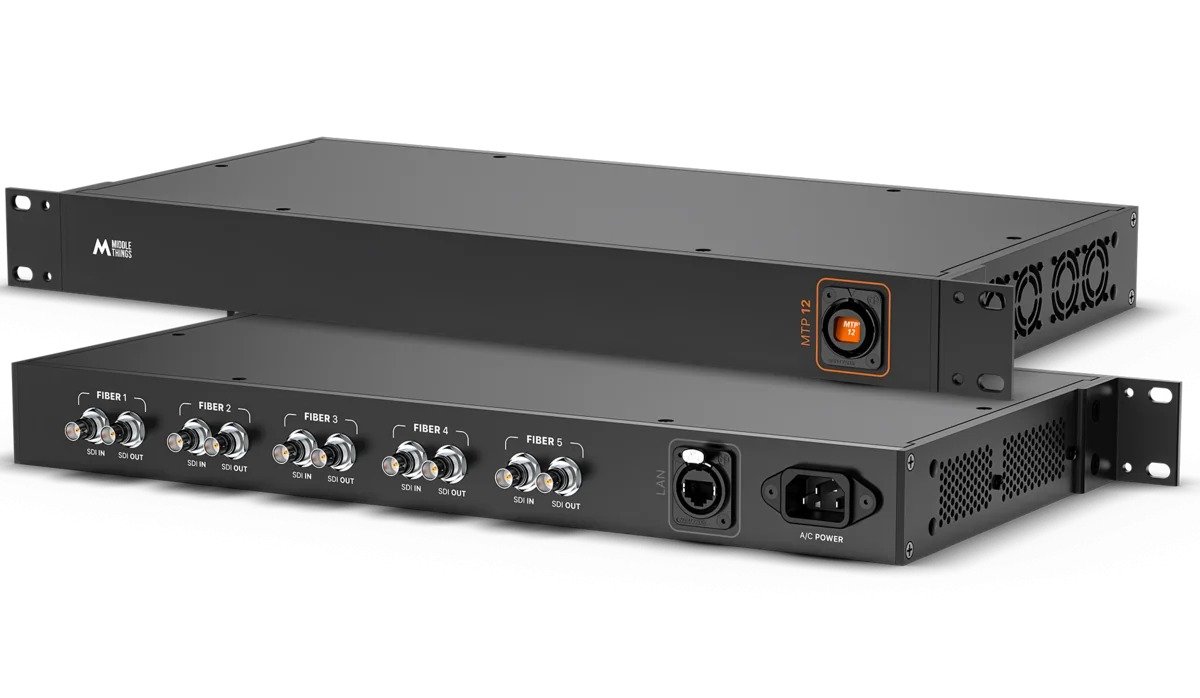 Middle Things Fiber Unite 5 12G LAN Feed, Combined Into One 12-channel Fiber Cable
