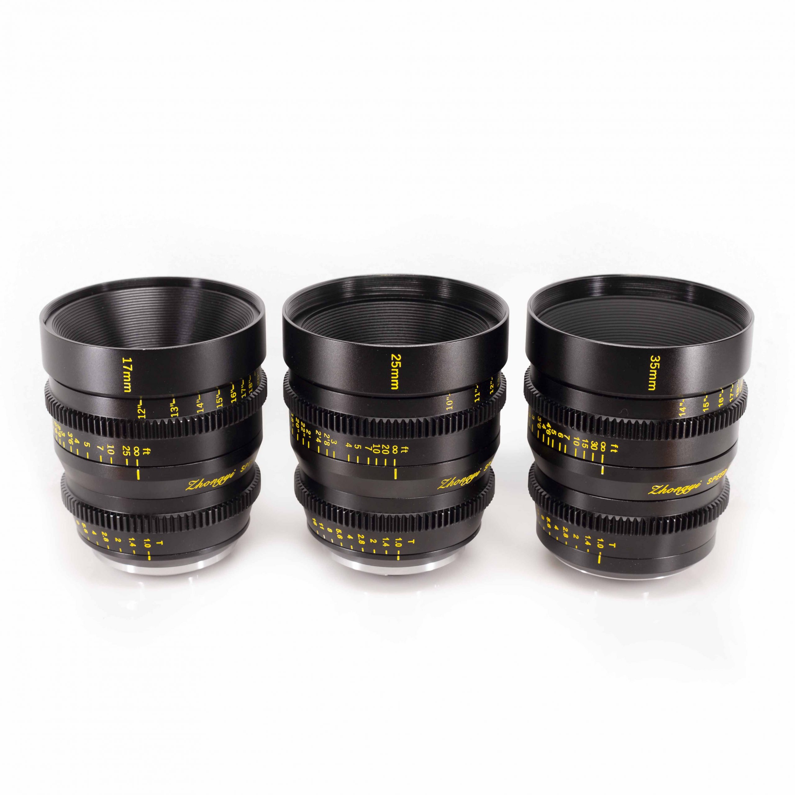 Mitakon Speedmaster 17/25/35mm T1.0 3-Lens Bundle, Micro Four Thirds - view 2