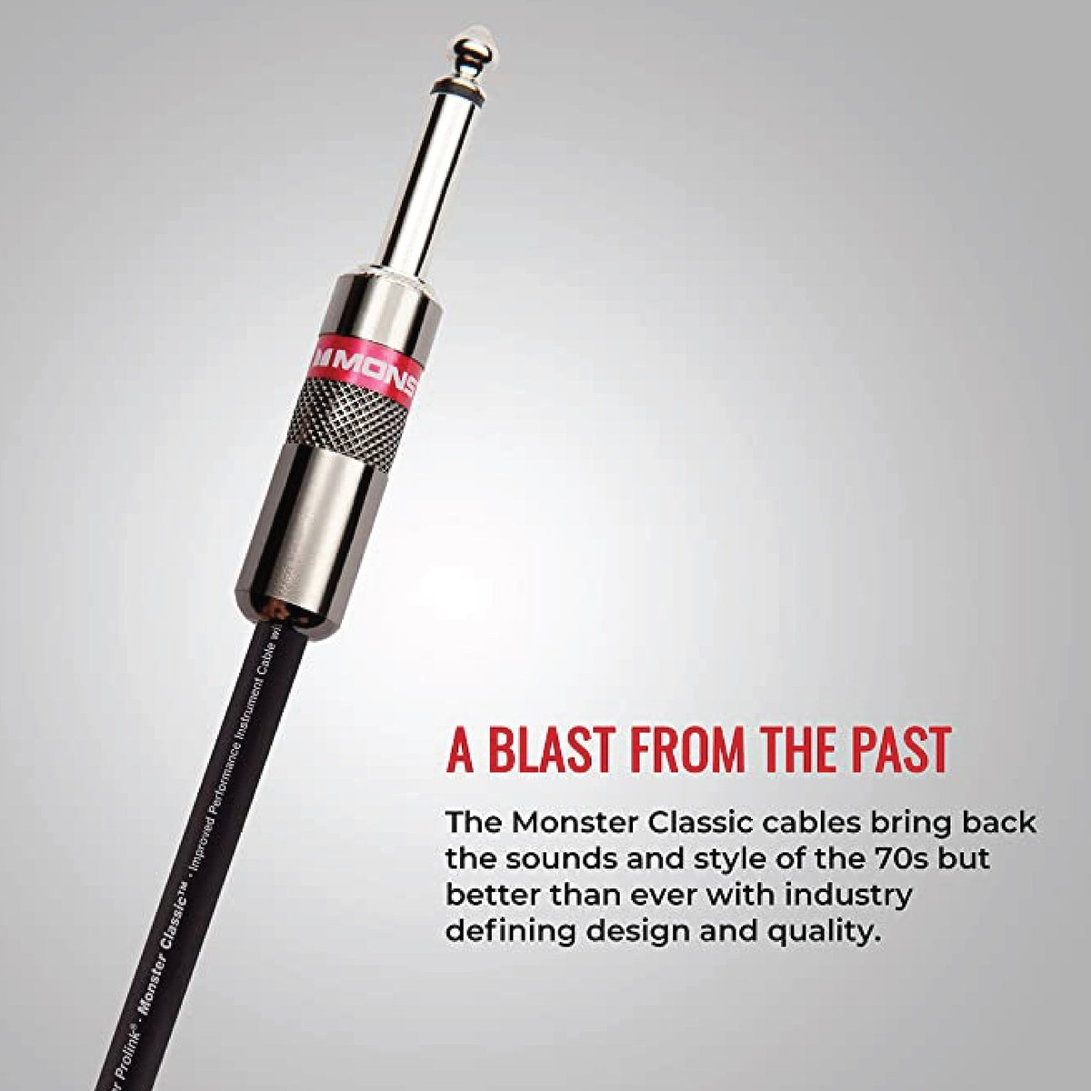 Monster Prolink Monster Classic Instrument Cable, Straight to Straight, 21 Feet product image
