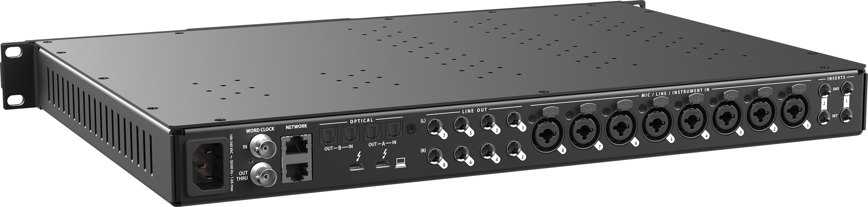 MOTU 10pre 26x28 Thunderbolt/USB4 Audio Interface with AVB Networking - view 2
