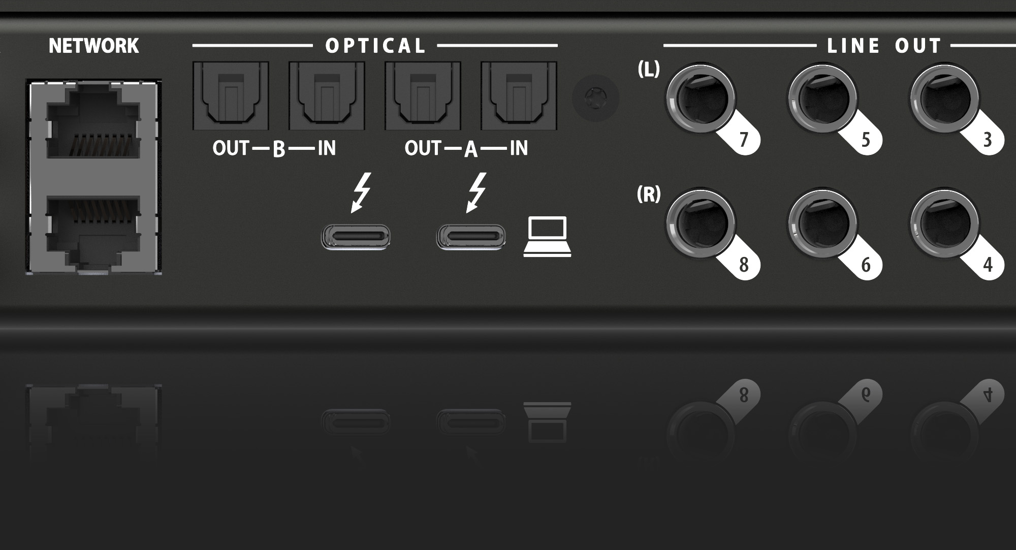 MOTU 10pre 26x28 Thunderbolt/USB4 Audio Interface with AVB Networking - view 3