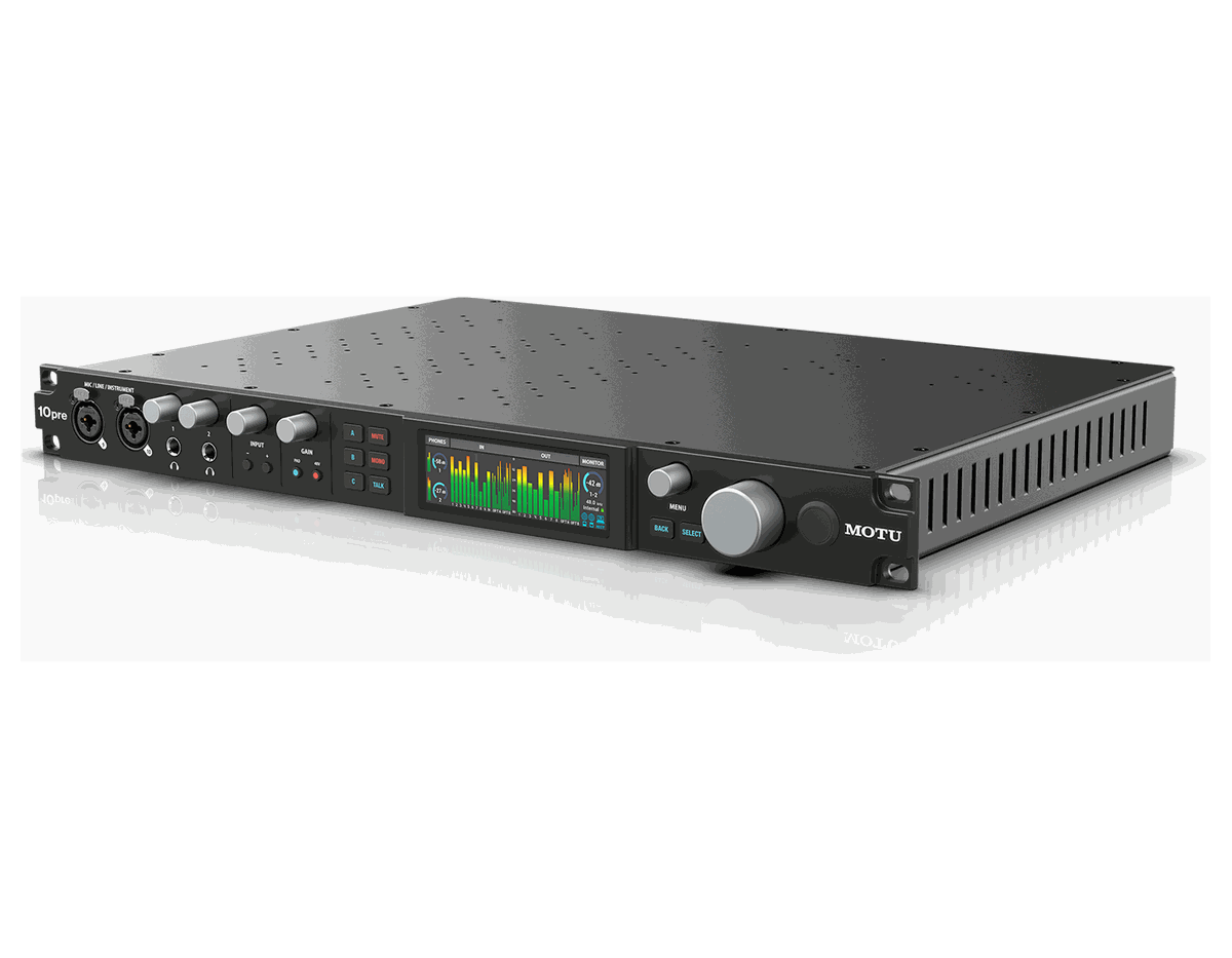 MOTU 10pre 26x28 Thunderbolt/USB4 Audio Interface with AVB Networking