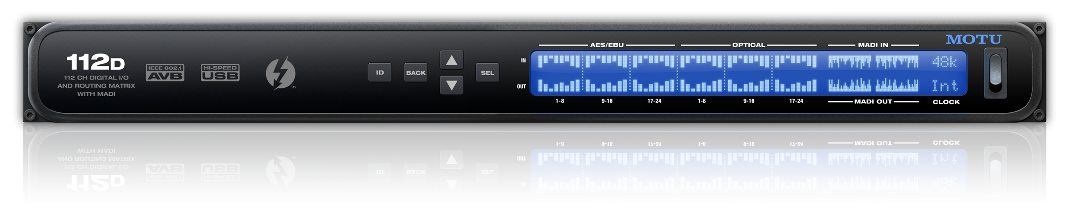 MOTU 112D 112-Channel Digital Audio Interface with MADI and AVB - view 3