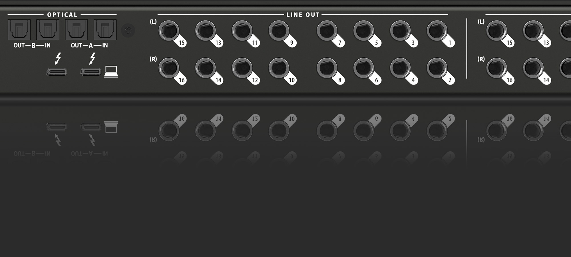 MOTU 16A 32x34 Thunderbolt/USB4 Audio Interface with AVB Networking - view 3