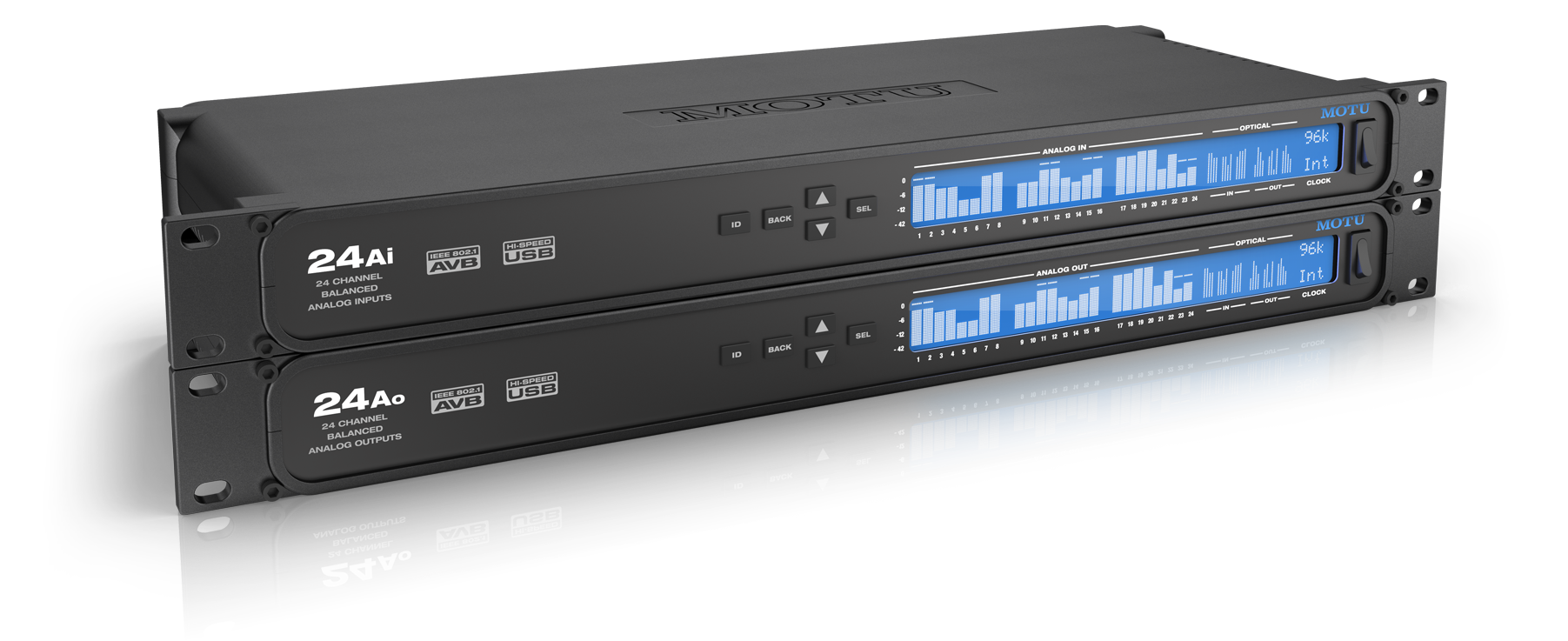 MOTU 24Ai 72-Channel Audio Interface with 24 Analog Inputs and AVB - view 2