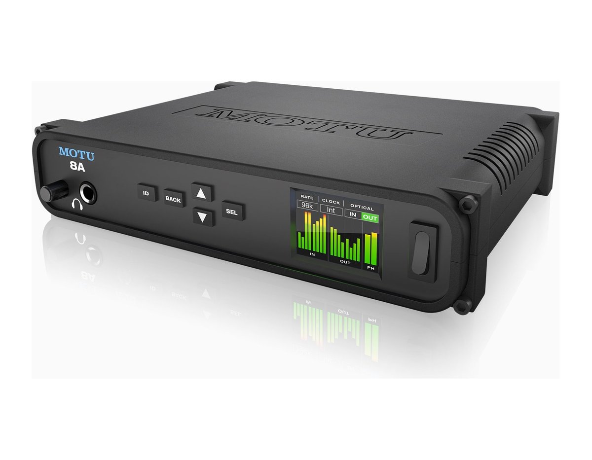 MOTU 8A 16x18 Thunderbolt/USB3 Audio Interface with AVB Networking product image