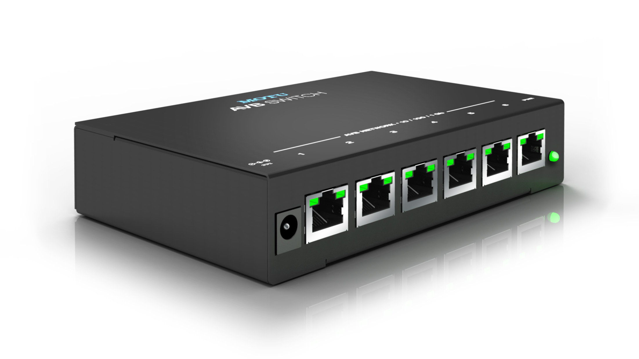 MOTU AVB Switch Six-Port Gigabit AVB Ethernet Switch - view 2
