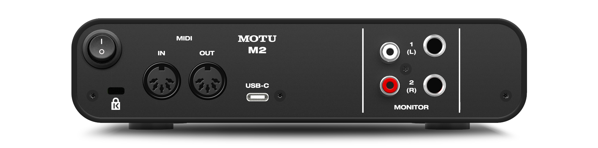 MOTU M2 2x2 USB-C Audio Interface with Full-Color Metering - view 3