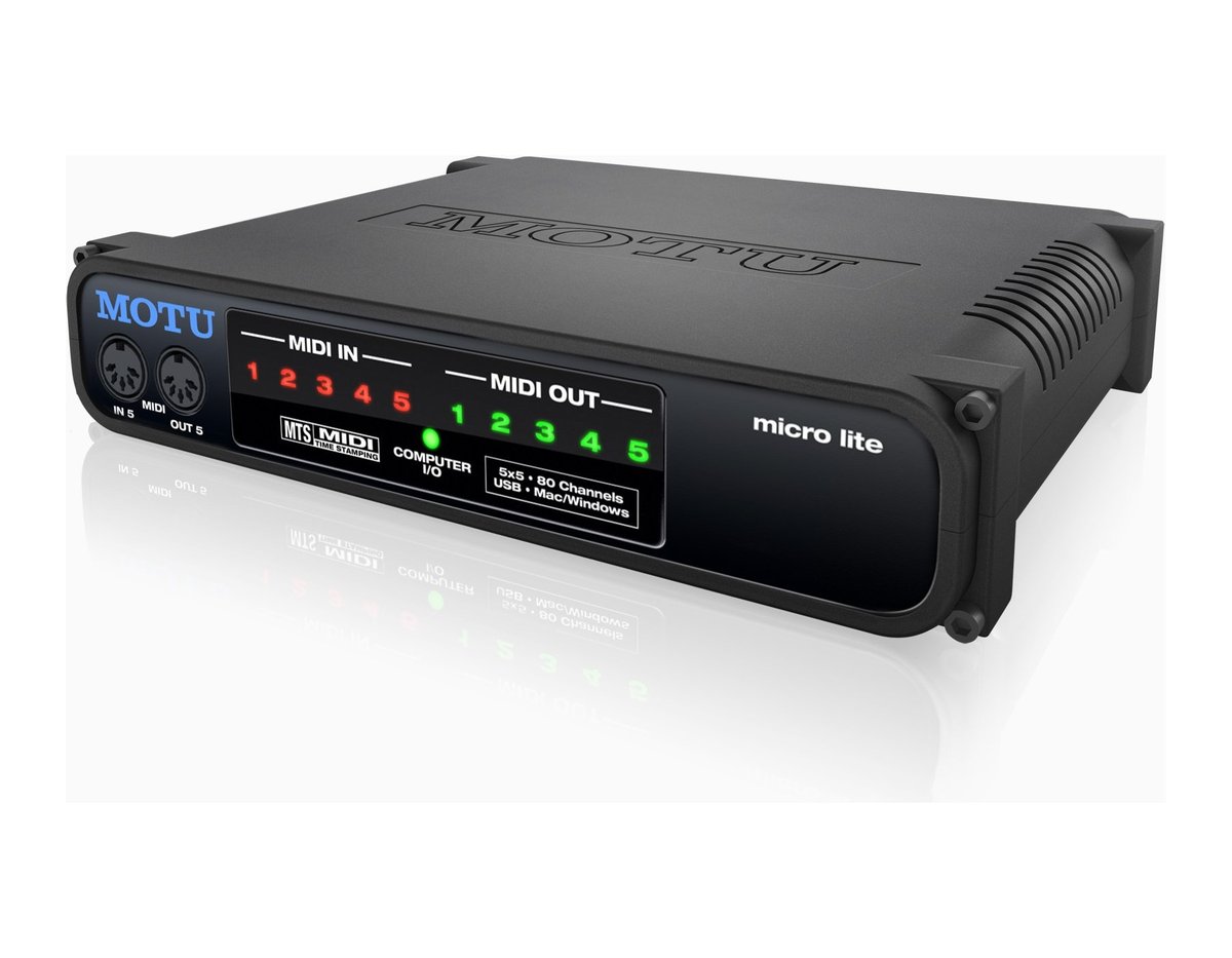MOTU micro lite 5x5 USB MIDI Interface